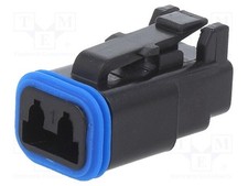 1 pcs x BULGIN - PX0100S02BK - Connector: wire-wire, PX0, female, plug, for cabl