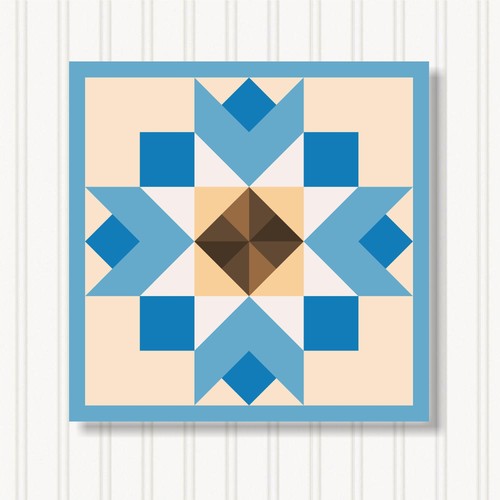 Barn quilt square - 8, sizes
