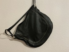 Ladies Black Leather Shoulder