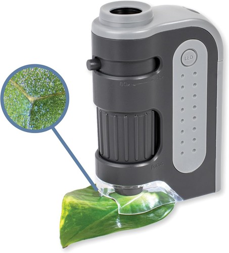 Microscope 120x led lighted - microscope, 60-120x