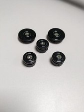 Frame plugs black - r&g, (5-piece