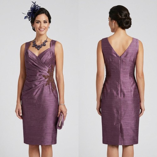 Alexon mauve beaded motif