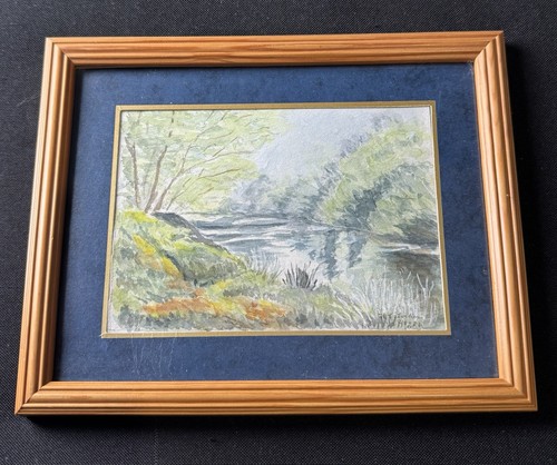 Original signed watercolour - original,