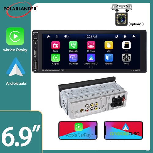 Single din carplay - din, 6.9"