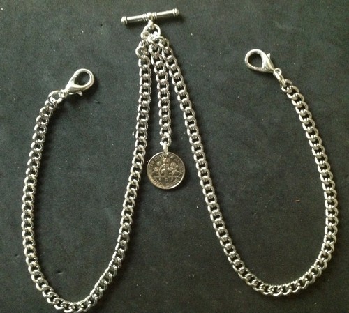 Double albert pocket watch - albert,