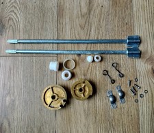 LAMBRETTA LI S- 2 COMPLETE HEADSET CONTROL INTERNAL ROD KIT SPLINED TYPE 320 MM