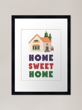 Home sweet home Framed Art