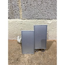 Pair of Advent Surround Speakers Silver Wired RCA for ADE-210F Audio System