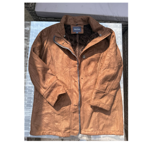 Nautica men brown suede - nautica,
