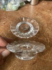 Villeroy & Boch Paloma Picasso Crystal Candle Holders Perfect Condition