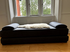 John Lewis Daybed and Bolsters. Cool minimalist design. Opens to king size bed.