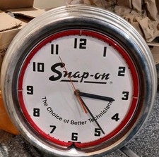 Snap-on Neon Wall Clock