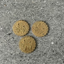 Vintage trade tokens - x,