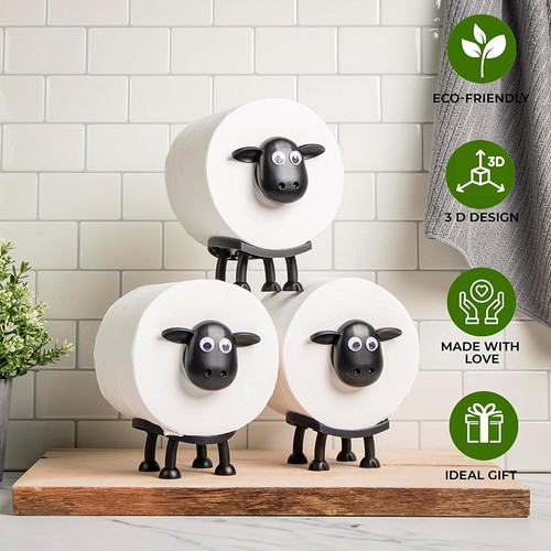 3pcs funny sheep toilet - funny,