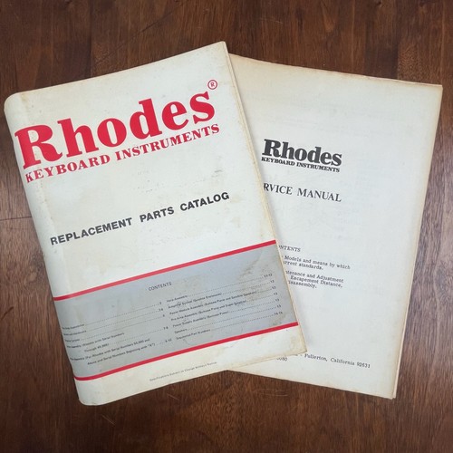 Vintage rhodes keyboards - rhodes,