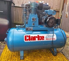 Clarke Air Compressor 100 Litre Tank Capacity