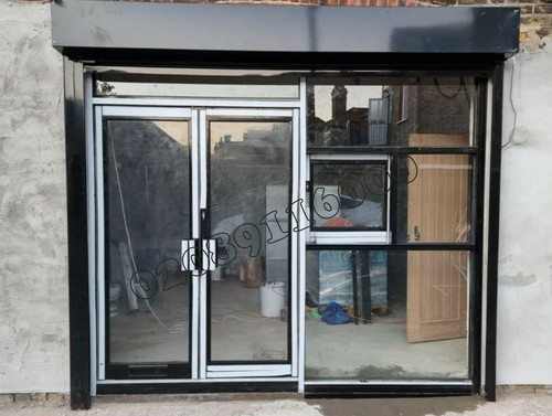 Aluminium shopfront with - shopfront,