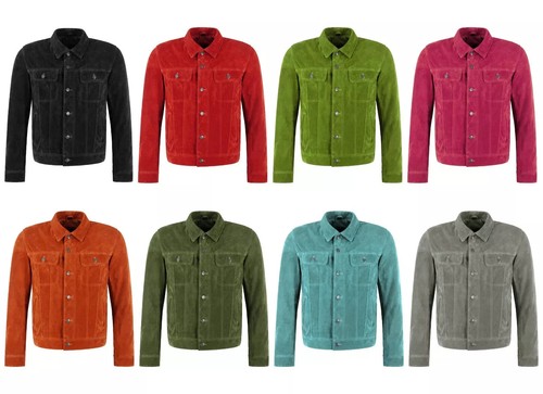 Men trucker suede leather - men's,