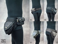 PIXIE POCKET BELT Double Hippy Psytrance Bum Bag Money Belt Travel Wallet Pouch 