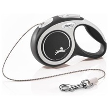 CLEARANCE DEAL Trixie Flexi Retractable Dog Lead Cord Leash 3m Black - SW100101