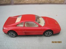 Vintage Burago 'Ferrari 348 tb ' Model Car 1:43 scale Made in Italy c 1990's