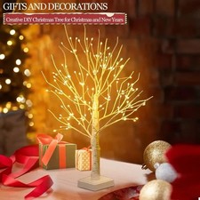 Led twig birch table - birch, tree