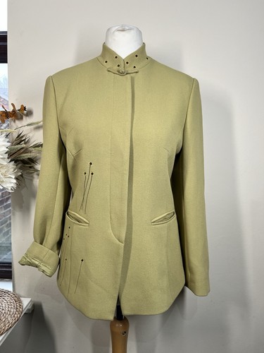 Vintage olive green mandarin - olive,