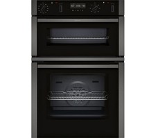 NEFF N50 U2ACM7HG0B Electric Double Smart Oven - Graphite