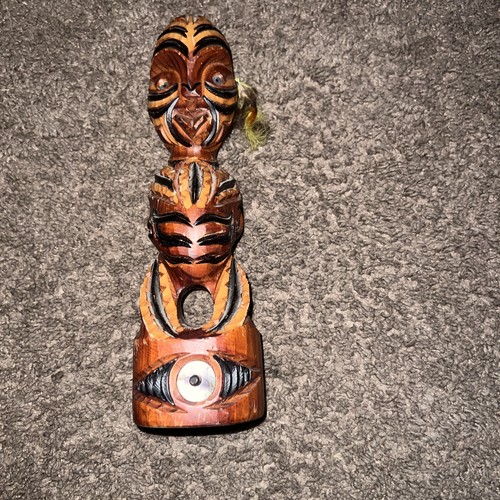 Vintage hand carved maori - hand, tiki