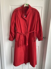Ladies Red Nuage Rainwear Long