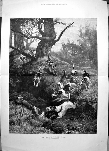 Original old antique - original, print
