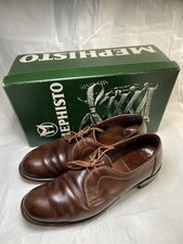 Vintage Women’s Brown Leather Walking Shoes Beautifully Cared For Size 7 No Box