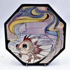 BLACK RYDEN PUFFER FISH PLATE