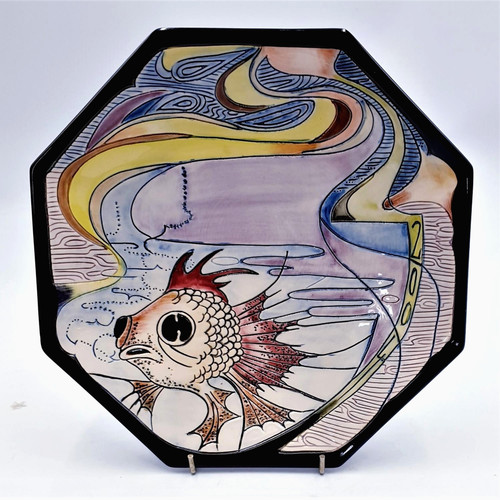 Black ryden puffer - ryden, plate