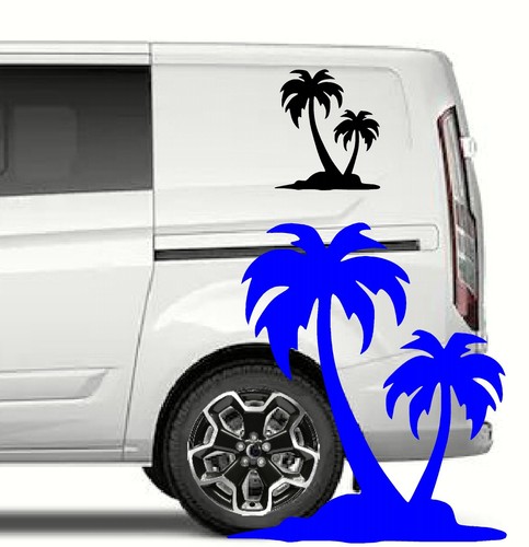 Palm island car - decal, sticker