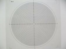Optical Comparator Chart For Profile Projector Overlay Chart NO 13