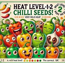 Chilli Seeds Level 1-2 Heat Pick and Mix Buy 4 for price of 3 - CHILLIESontheWEB