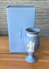 20th century - Wedgwood - Vase - Solid Pale Blue Jasper - Classical Decoration