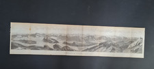 Original antique (1903) map - Panorama vom Pilatus - Switzerland / Alps
