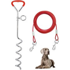 Dog Tie Out Stake 17.5" & Dog