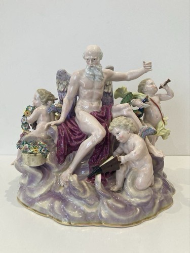Antique meissen four elements - antique,