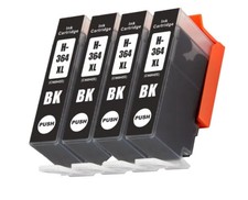 Non-OEM Set of 4 Black 364XL