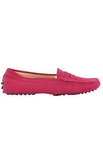 Tod pink suede loafers - loafers, eu