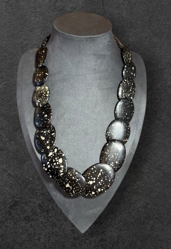 Vintage necklace flat lay - vintage,