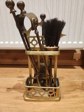 Brass Fire Companion Set