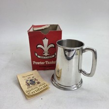 Sheffield Rose Pewter Tankard