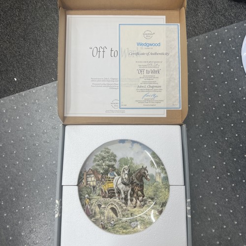 Wedgwood collectible plate - wedgwood,