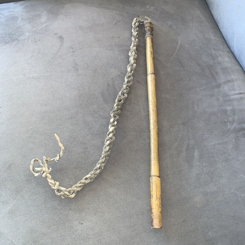 Antique vintage bamboo cane - bamboo,