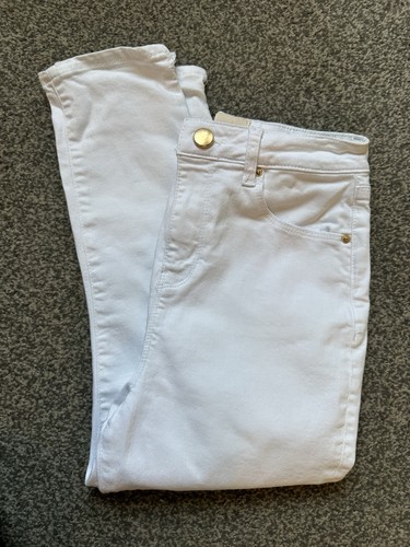Mauvette cropped white summer - white,