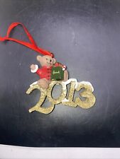 Harrods 2013 Sebastian  Resin Bear Big Dated Ornament Bauble decoration Used